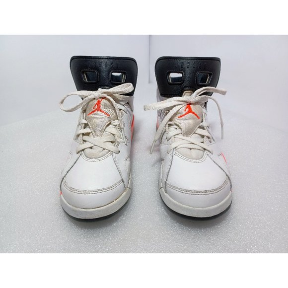 Nike Air Jordan 6 Retro White Infrared 2014 Sz 3Y 384666-123 Great Condition - Picture 4 of 12